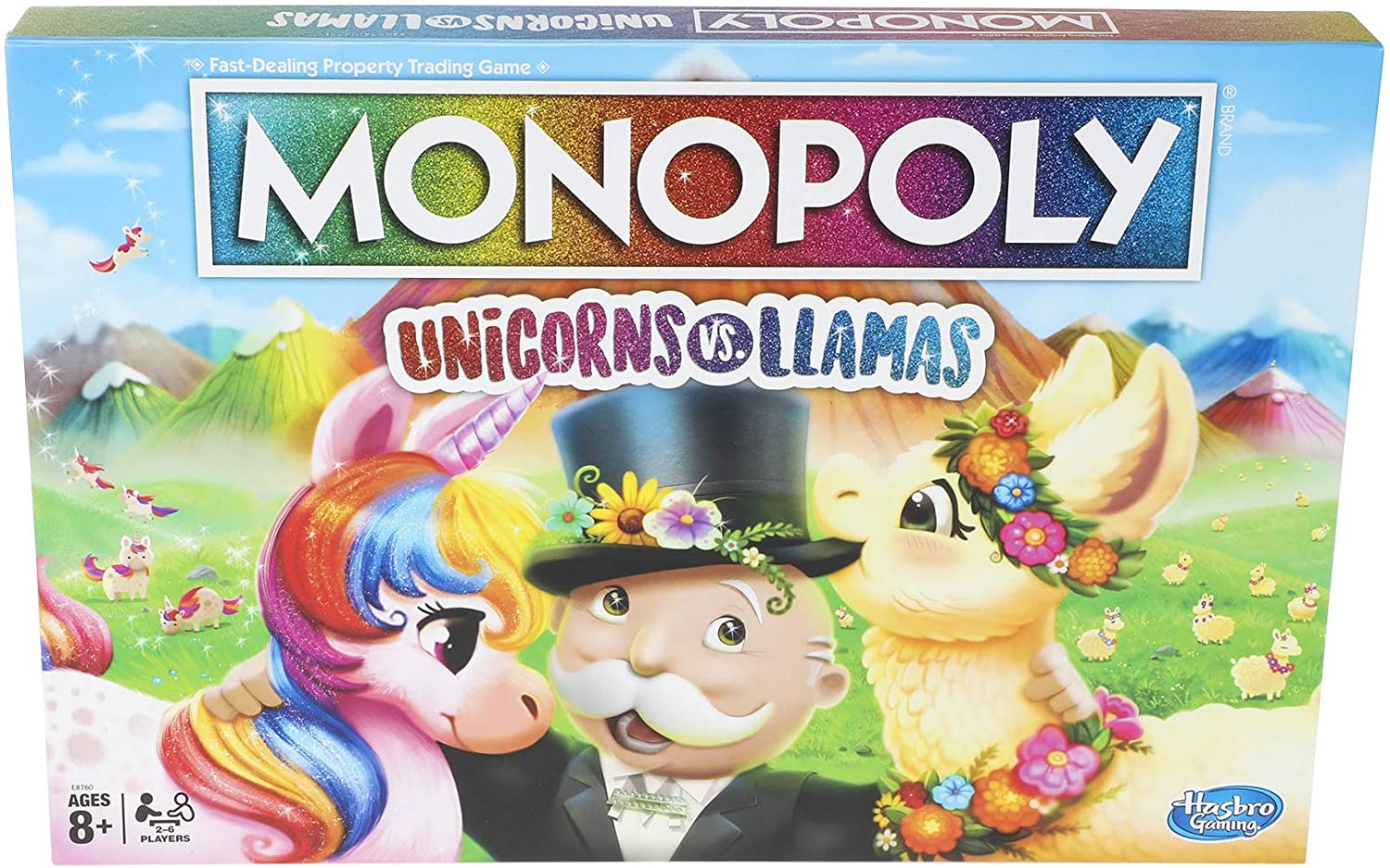 Monopoly Llamas board game